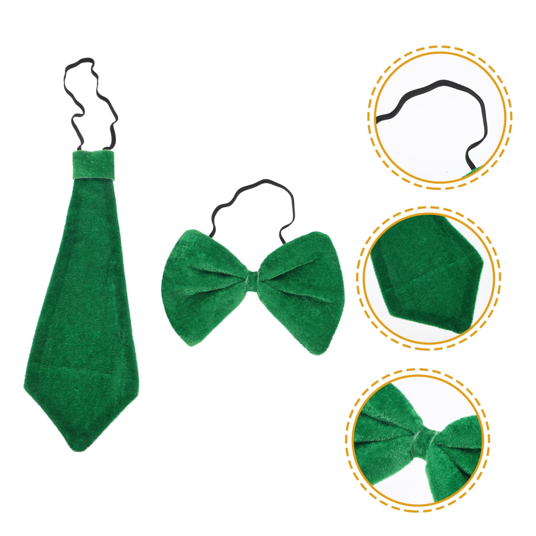 VALICLUD corbata verde pajaritas para hombres arco patas atar pajarita de terciopelo accesorios fiesta disfraces de hombre corbatas pajarita decorativa corbata de hombre tela Green