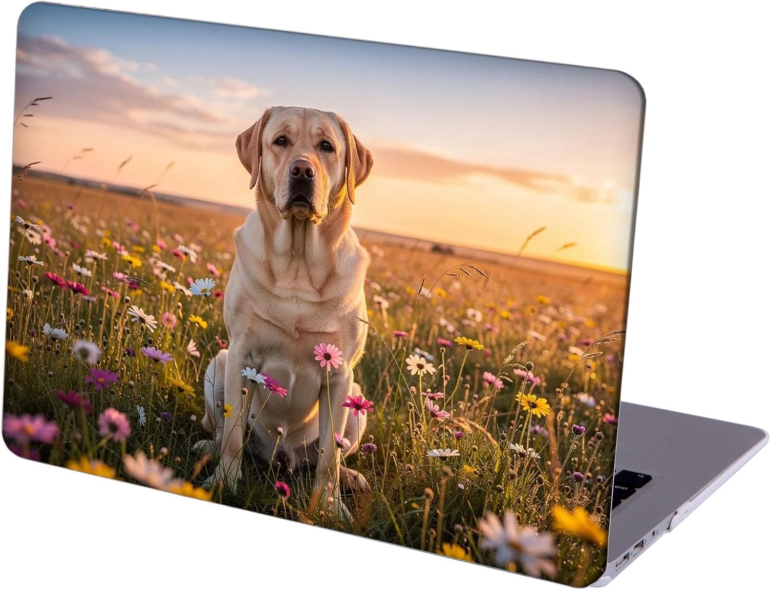 Compatible with MacBook Neo 13-inch, Hard Shell Case with Keyboard Cover and Screen Protector (A3404 A18 Pro chip, 2026 Release) - Golden Retriever MC21965