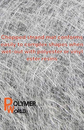 Miniatura 5 de Estera de Fibra Cortada de 1.5 x 50 x 3 yardas - Tela de fibra de vidrio liviana y de grado marino para resina epoxi, poliéster, éster de vinilo,