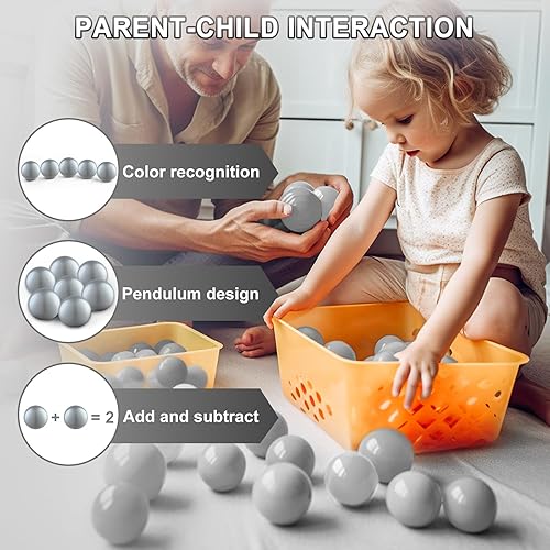 Miniatura 7 de Pelotas transparentes para hoyos, bolas de juguete de plástico a prueba de aplastamiento para niños y niñas