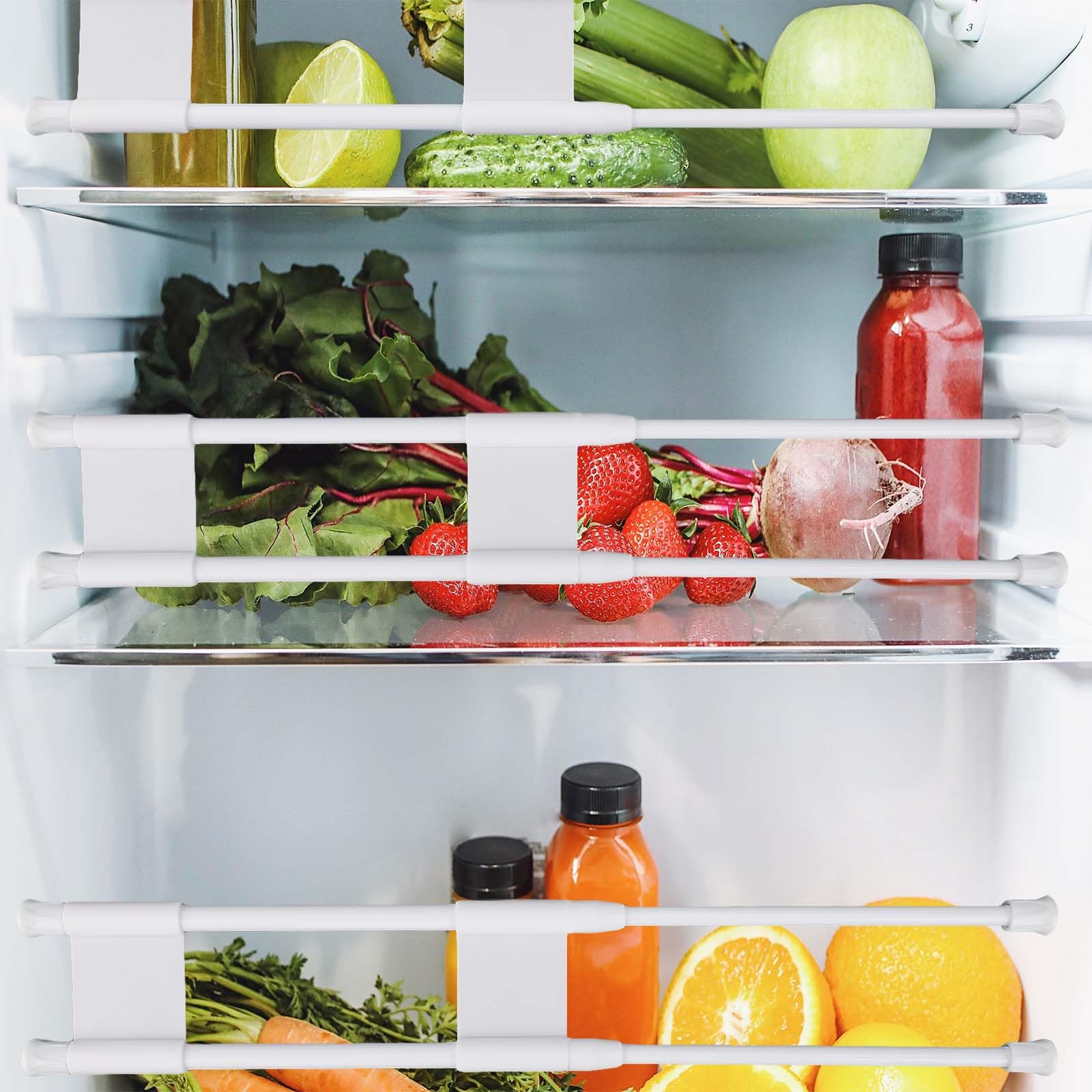 Verstellbare Stangen Für Wohnmobil-Kühlschrank – Edelstahl, 31,5–56,9 Cm (2 Stück)