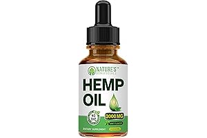 3000mg Organic Hemp Oil Extract Drops: Soothe Discomfort, Elevate Well-being