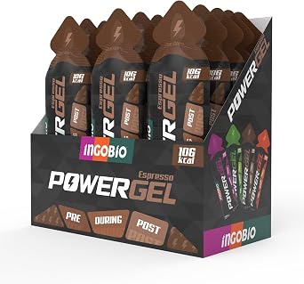 ingobio PowerGEL Espresso + 150mg Caffeine Elektrolit İçeren Sporcu Enerji Jeli - 15 Adet