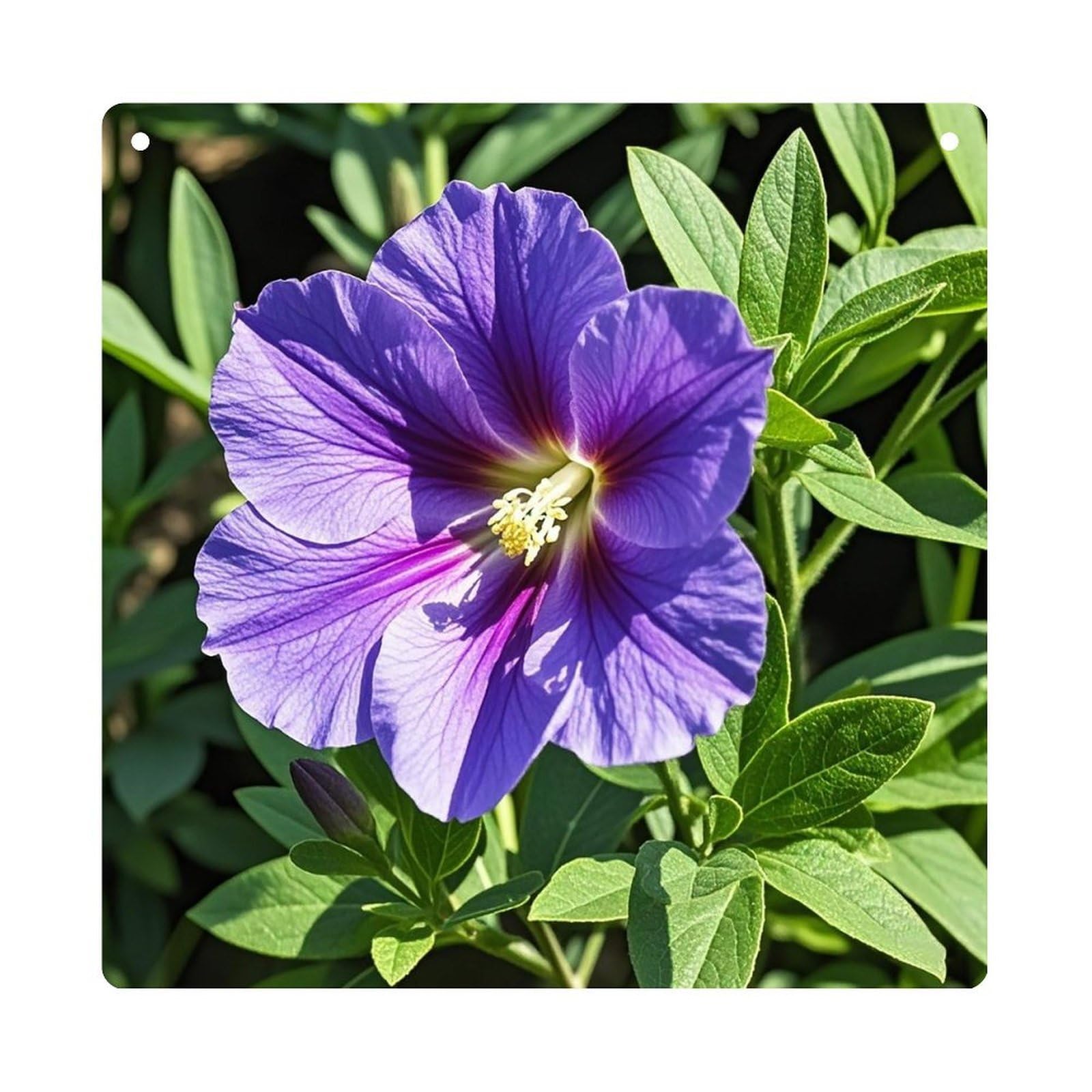 Purple Flower Hanging Ornament Wall Decor Pendant
