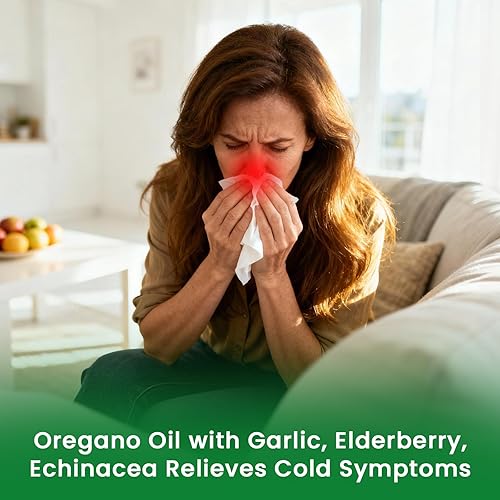 Miniatura 6 de 2 unidades de aceite de orégano con aceite de semilla negra, cápsulas de aceite de orégano Carvacrol apoyan la salud inmunológica, antioxidante y