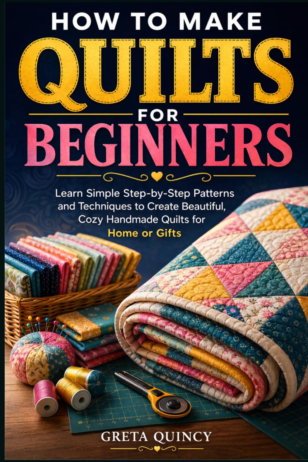 How To Make Quilts For Beginners: Learn Simple Step-by-Step Patterns and Techniques to Create Beautiful, Cozy Handmade Quilts for Home or Gifts