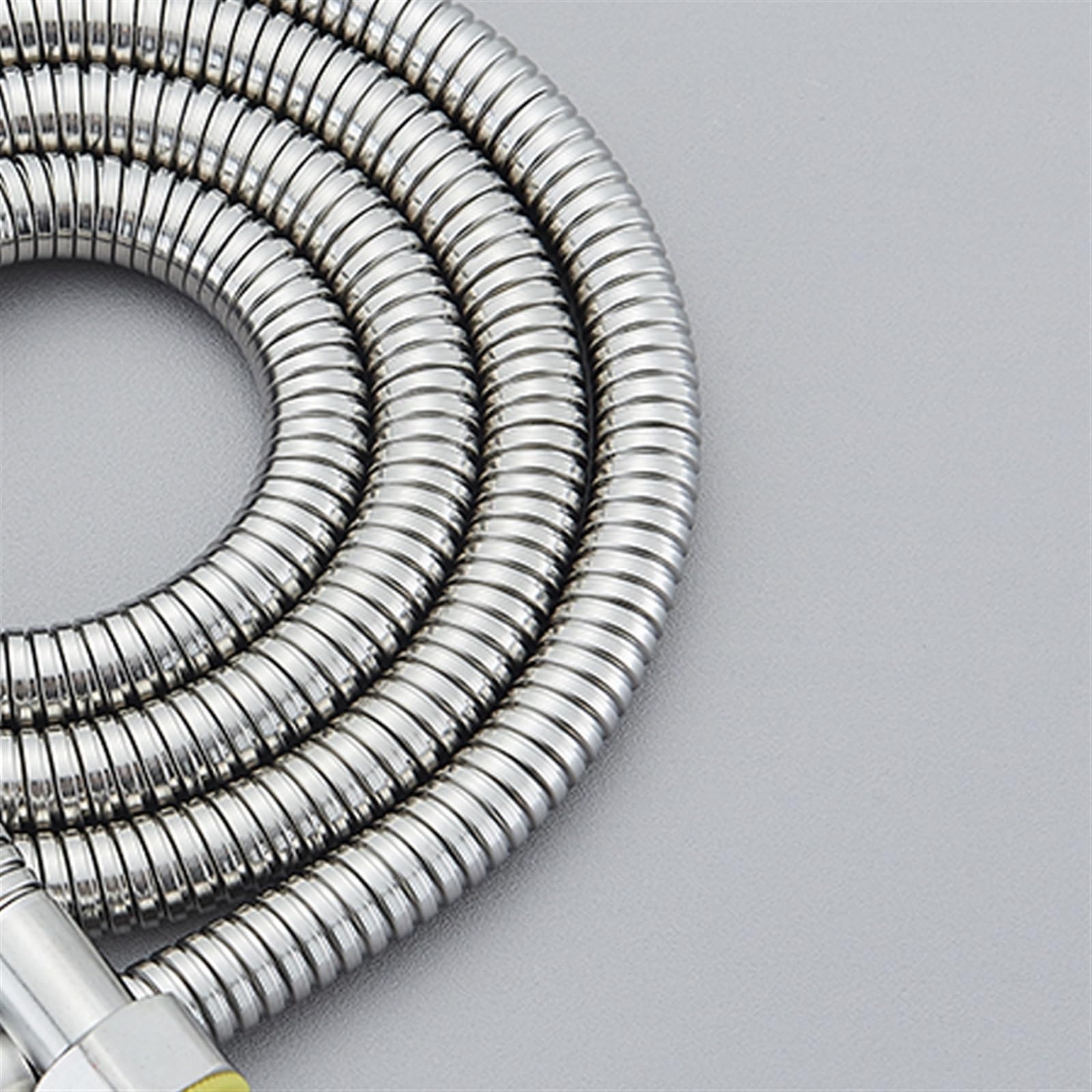 Flexo Ducha Manguera de ducha de 150CM, manguera/tubo Flexible de repuesto for ducha de baño de acero inoxidable, tubos a prueba de explosiones Universal(Black)