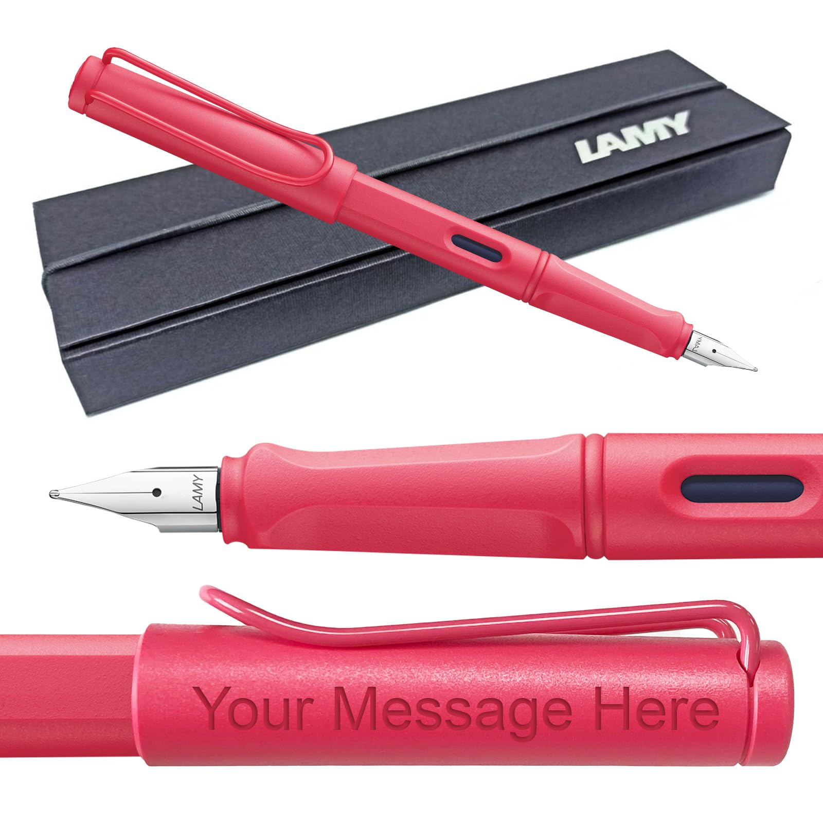 Fountain Pen Lamy Safari - Personalised with Engraving (Extra Fine Nib, Sunset (2025 Special)) — image 1