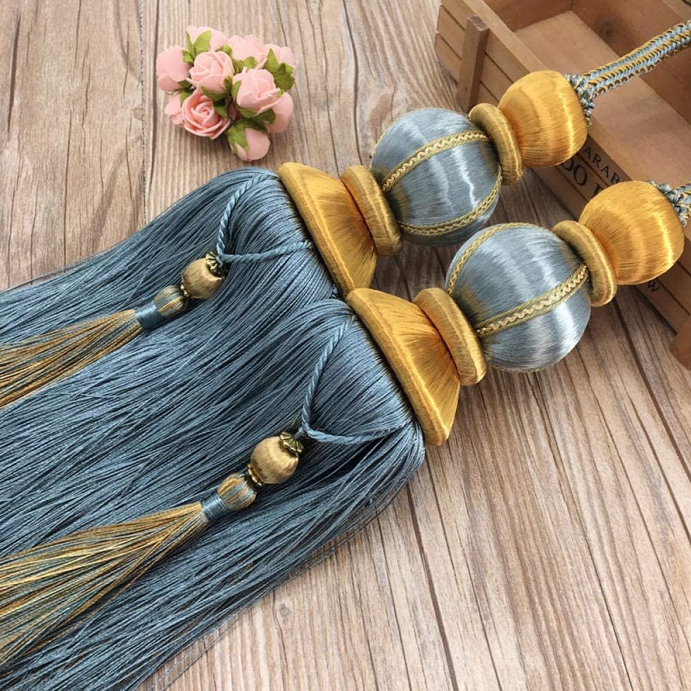 Fermatende con nappe fatti a mano, fermatende, fermatende con nappe, fermatende con doppia palla in stile europeo, fermatende con nappe, accessori per tende, fibbia per tende, corda per cravatta, dec