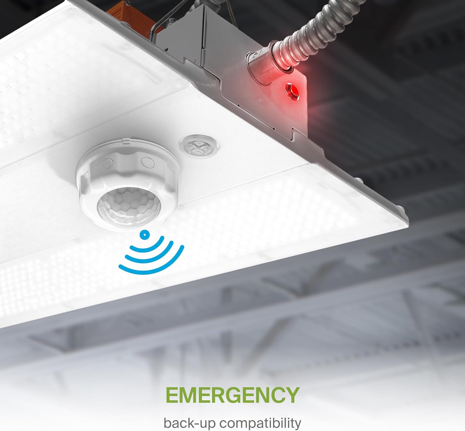 ASD NLS Infrared Motion Sensor for LED Lights with Q-Base | 3PIN 39FT Dim 0-10V IP65 | Smart Control, Compatible with LSB5A, LSB5B, LSB5R, CAN07A, CAN09S, UHB2A, UHB3, UHB5, WHB5A | White