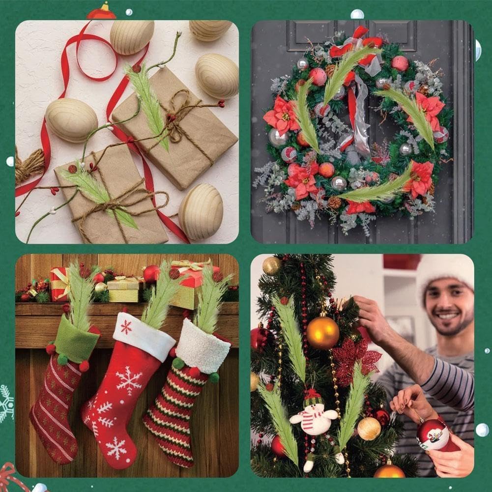 Puntale per albero di Natale verde per decorazioni natalizie