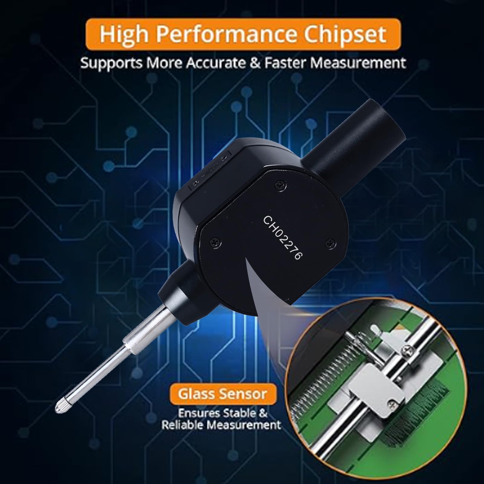 Cyfrowy czujnik zegarowy 0,01 mm 0,0005 cala Wysoka precyzja Wodoodporna konstrukcja ze stopu aluminium IP65 Szeroki zakres 25,4 mm 1 cal dla inżynierów mechaników mechaników