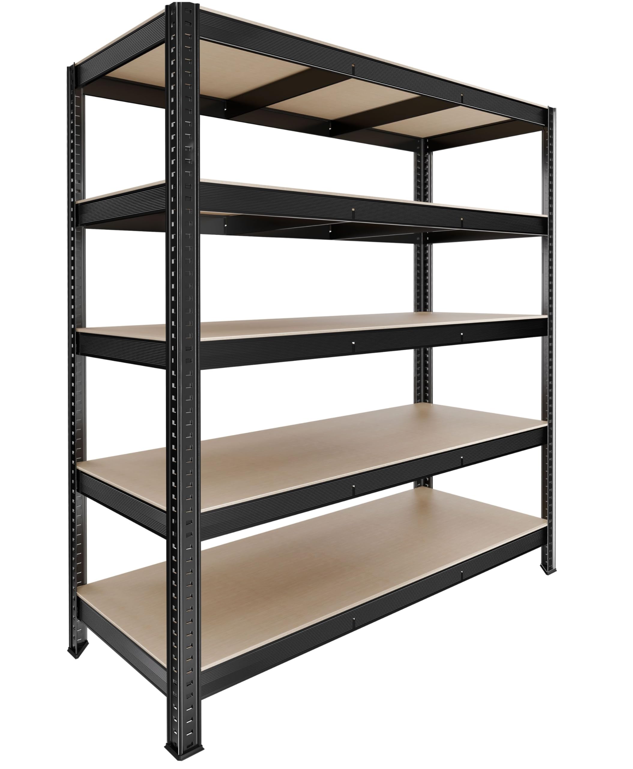 Étagères De Stockage Lourdes KESSER - Lot De 2 - 180x90x40cm - Charge 875kg - Pour Garage/cave