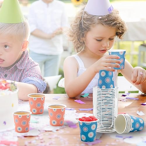 Miniatura 4 de SIUQ Paquete de 1200 vasos de papel de 3 onzas, vasos de baño desechables, mini vasos para enjuague bucal, taza pequeña de 3 onzas para baño,