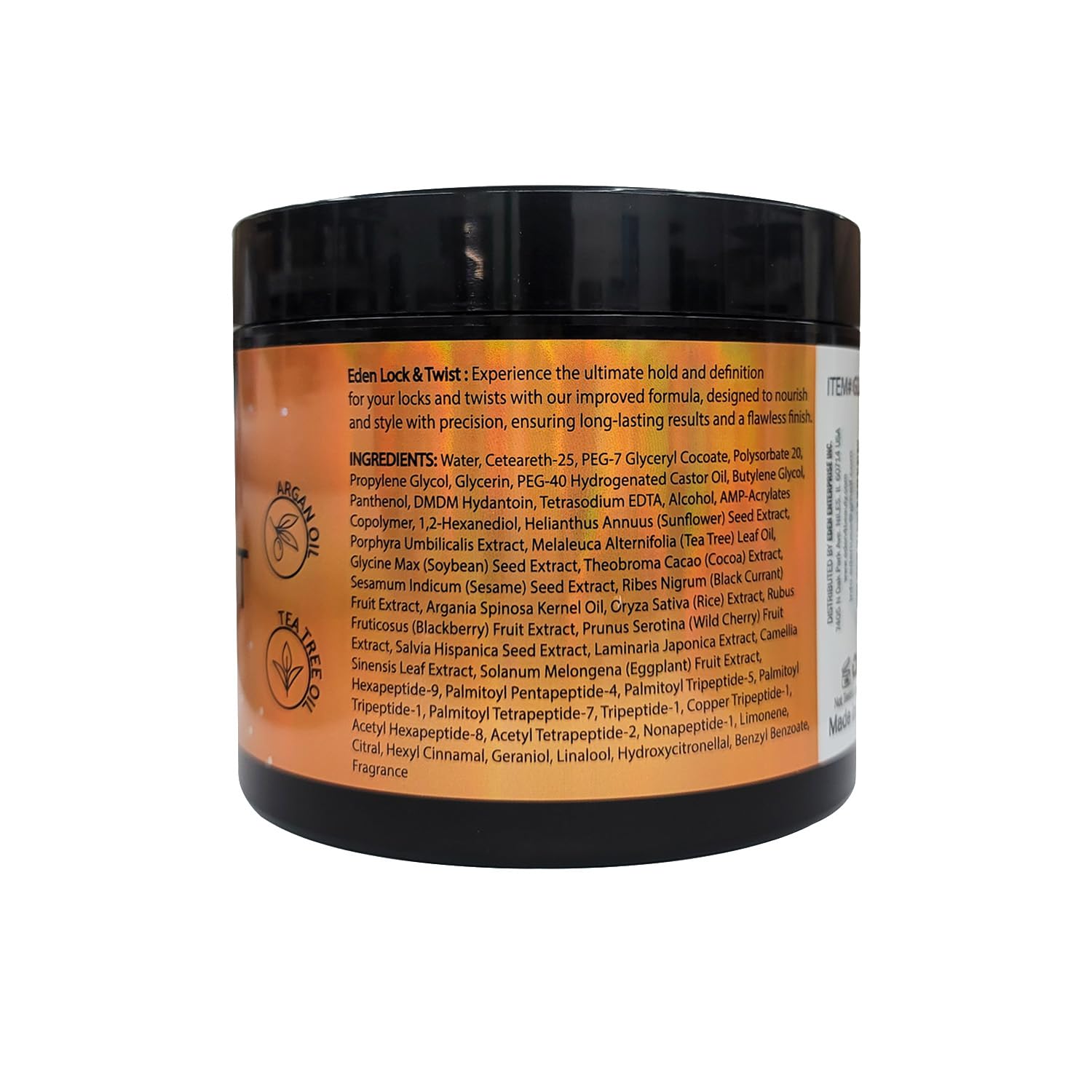 EDEN Lock and Twist Super Extreme Hold Pomade for Faux Locs, Dreadlocks, Microlocks, and Interlocks (15 fl. oz. (444 ml))