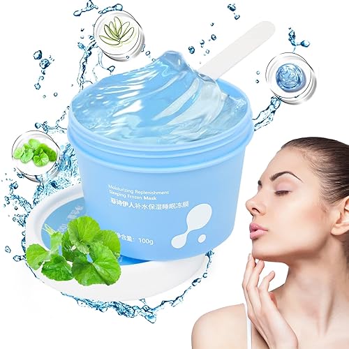 DyKay J SKIN Beauty Hydra - Máscara de dormir húmeda para agua helada, máscara facial para dormir con agua helada, máscara facial para dormir sin