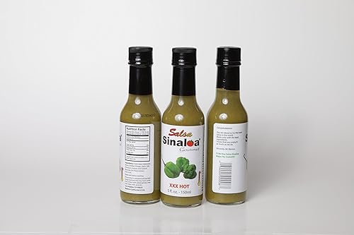 Salsa Sinaloa Juego de 3 Habanero Verde XXX (3 Botellas)