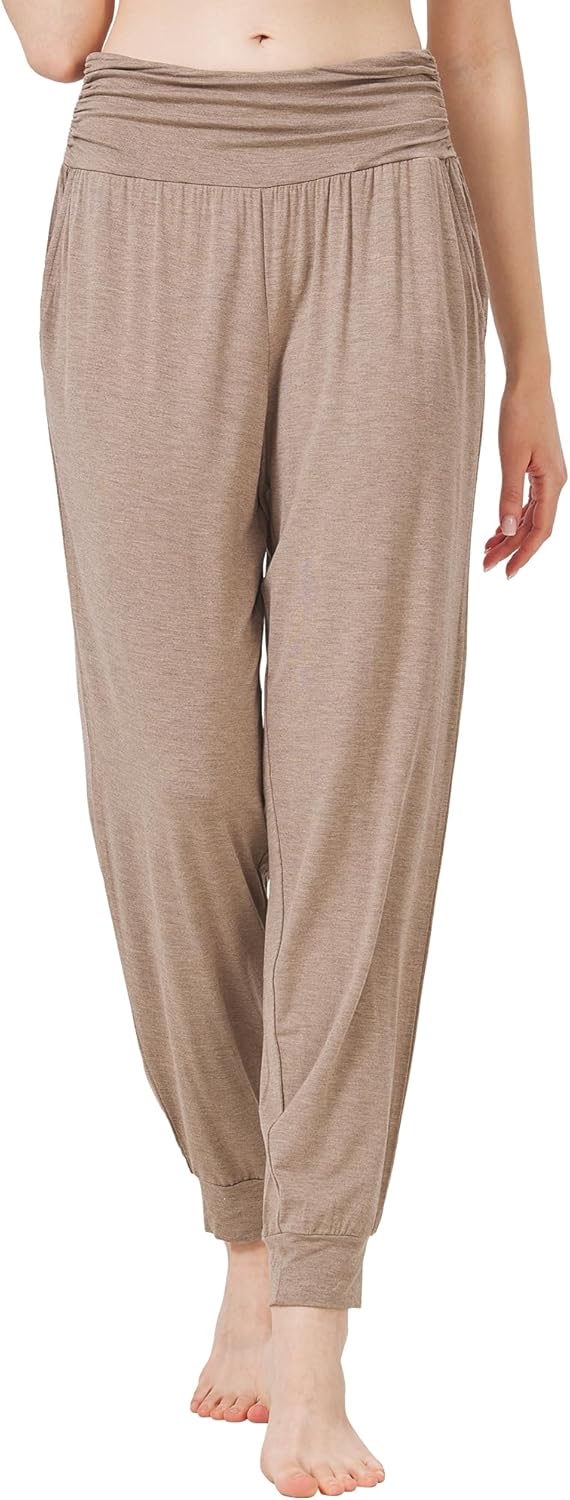WiWi Pajama Pants for Women Soft Lounge Joggers Pockets Comfy Sleep Bottoms Viscose from Bamboo Pjs Jogger S-XXL - Image 3