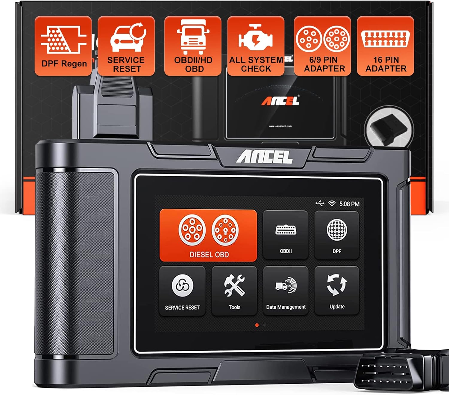 Mua ANCEL HD3600 Heavy Equipment Diagnostic Tool With D-P-F Regen, Full