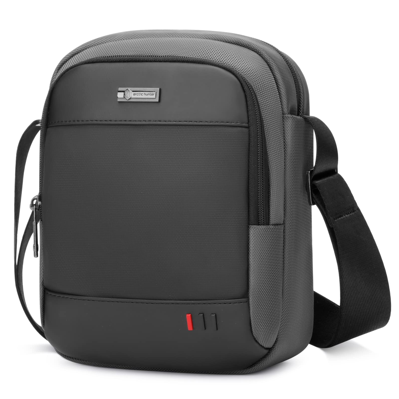 BAIGIO Borsello Uomo Tracolla Casuale Borsa a Tracolla da Uomo Piccolo | Borsa a Spalla per Tablet/iPad 8 Pollici, Borsa a Spalla da Uomo Crossbody con Tasche Multiple per Sport, Viaggio e Lavoro
