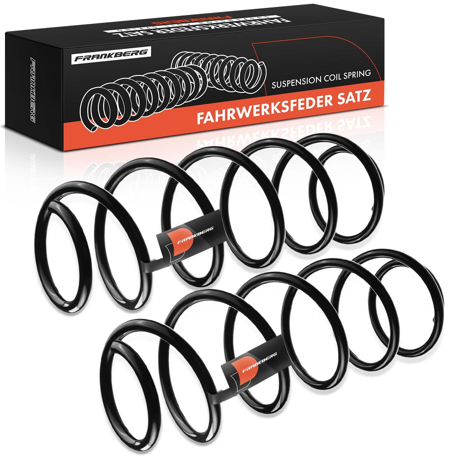 Frankberg 2x Ressort de suspension Compatible avec Laguna III BT0/1 1.6 16V 1.5 dCi 2.0 16V 2.0 dCi 2.0 16V Turbo 2007-2015 Remplacer# RH6394,550200001N