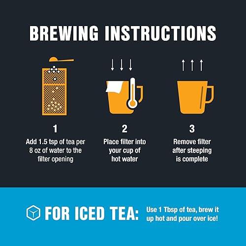 Miniatura 3 de Tiesta Tea  Filtros de té para hojas sueltas infusor de té desechable tamaño número 2 de 2a 4tazas de capacidad 100Filtros