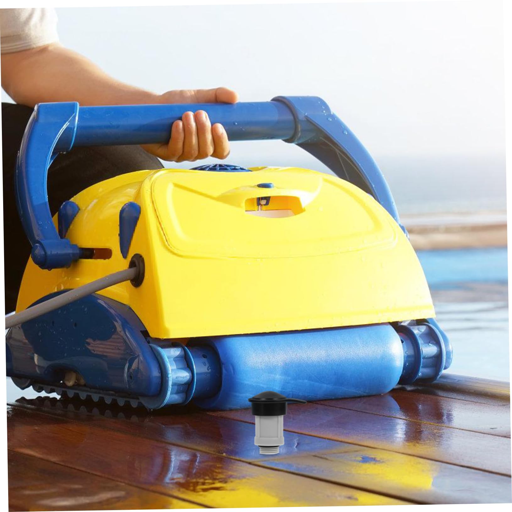 SUPVOX 5piezas Válvula De Inyección De Aire para Piscina Compatible Elevadas De Instalar Tapa De Válvula y Componentes Necesarios