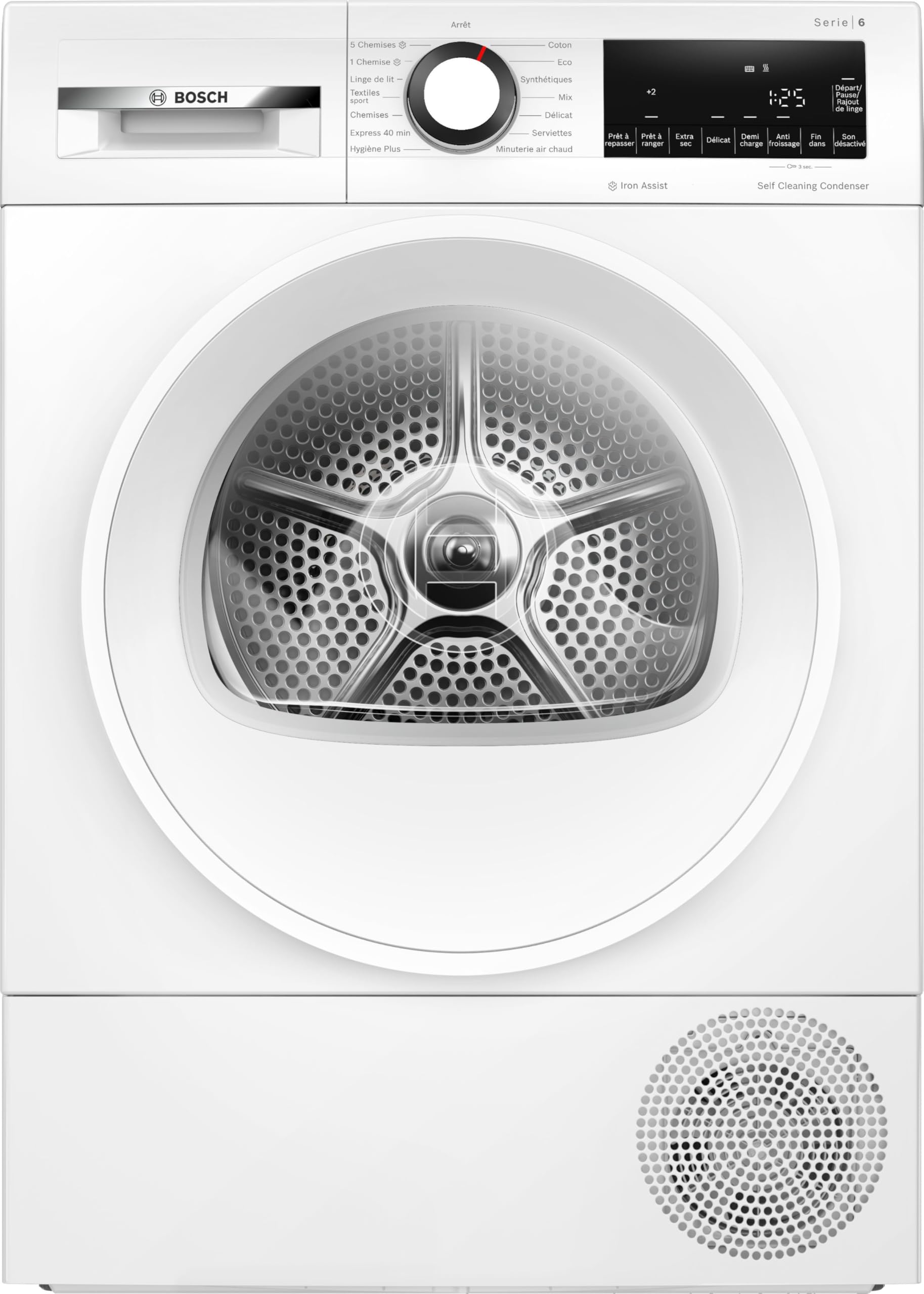 Bosch Série 6 Sèche linge Pompe à chaleur 8 kg Blanc
