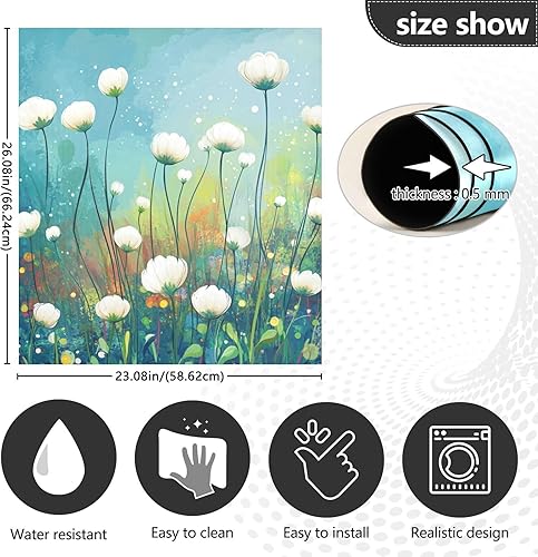 Miniatura 8 de Cubierta magnética decorativa del panel de la cubierta del imán del lavaplatos, etiqueta engomada de la decoración