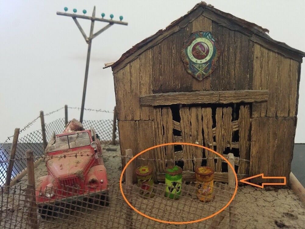 GénériquePack of 3 Bioh@zard Rusty Barrels - Scale: 1/18