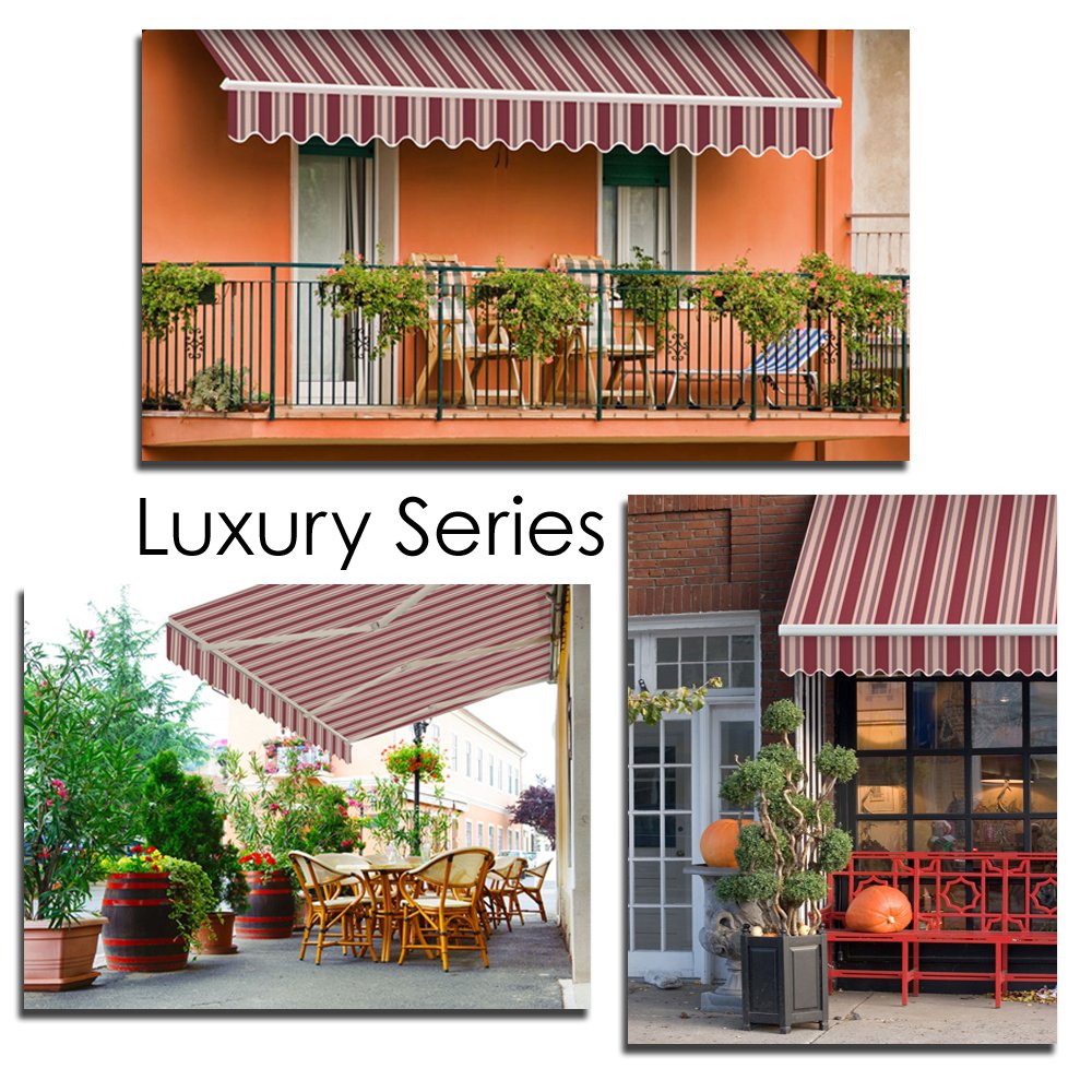 ADVANING 14'x10' Motorized Patio Retractable Awning Luxury Series