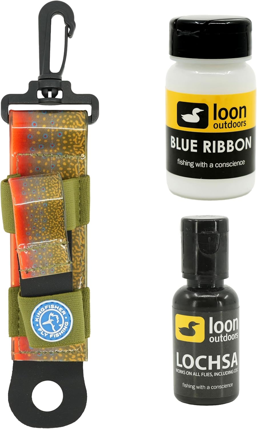 Loon Outdoors Combo Pack - Blue Ribbon/Lochsa with Kingfisher Combo Holder