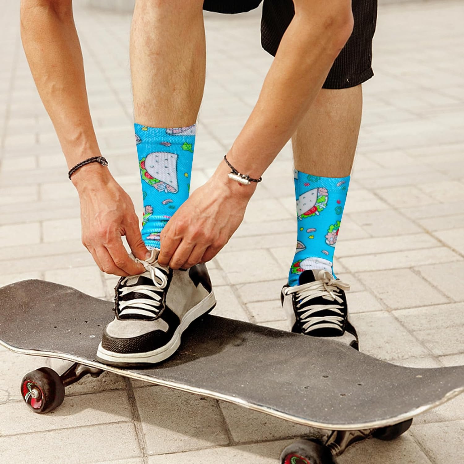 Benefeet Sox Funny 3D Food Socks Men Boys Kids Adults Novelty Graphic Crew Tube Socks Crazy Design Cotton Casual Dress Socks - Image 3