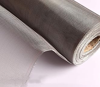 304 Stainless Steel Woven Wire Rodent Proof Mesh Metal,Hole Diameter 1mm,Prevent Insects Mouse Mice Snakes Hornets Rodents Entering,Easy to Cut and Install,60x300cm(24x118inch)