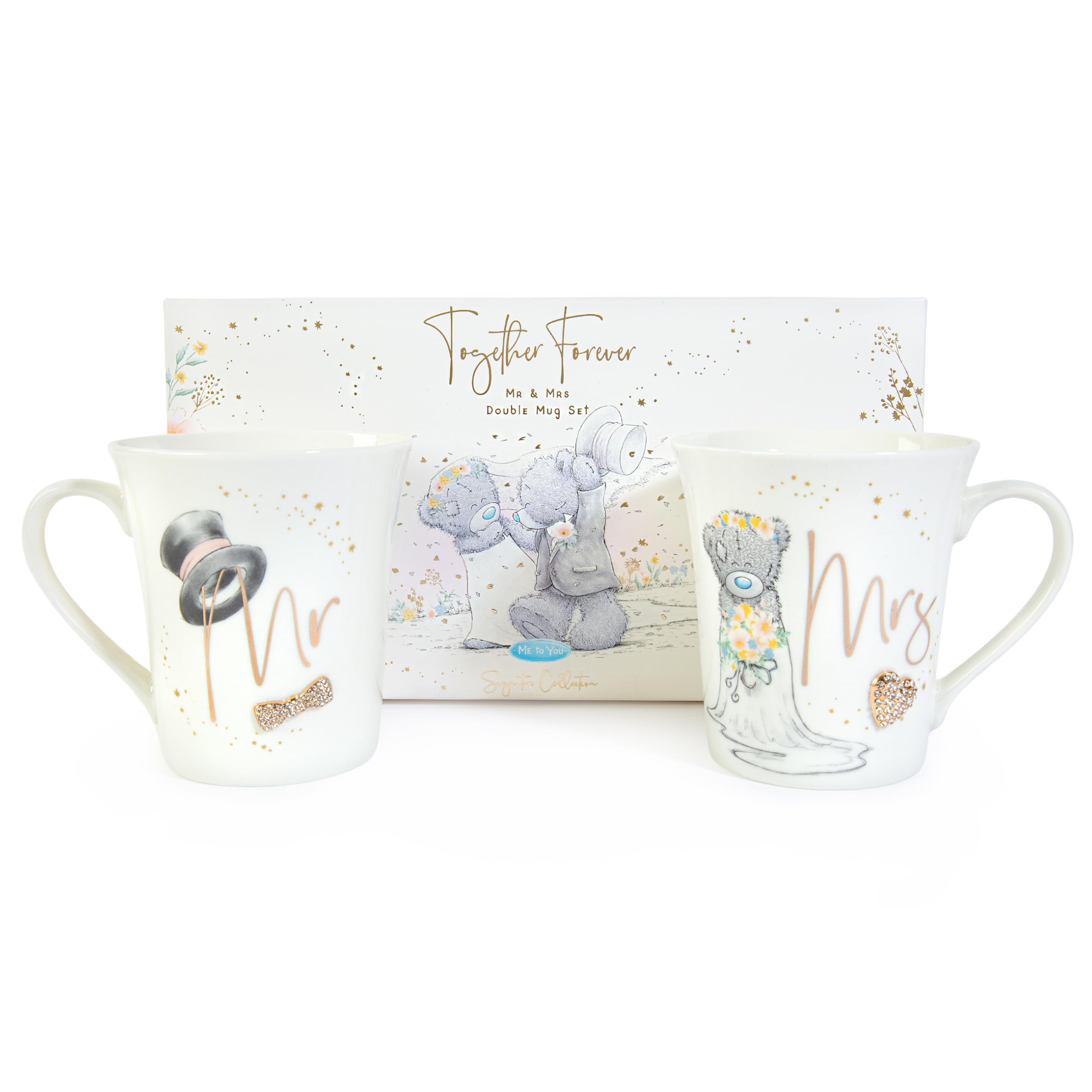 Carte Blanche Greetings Ltd Npp Tatty Teddy Mr And Mrs Mug Set
