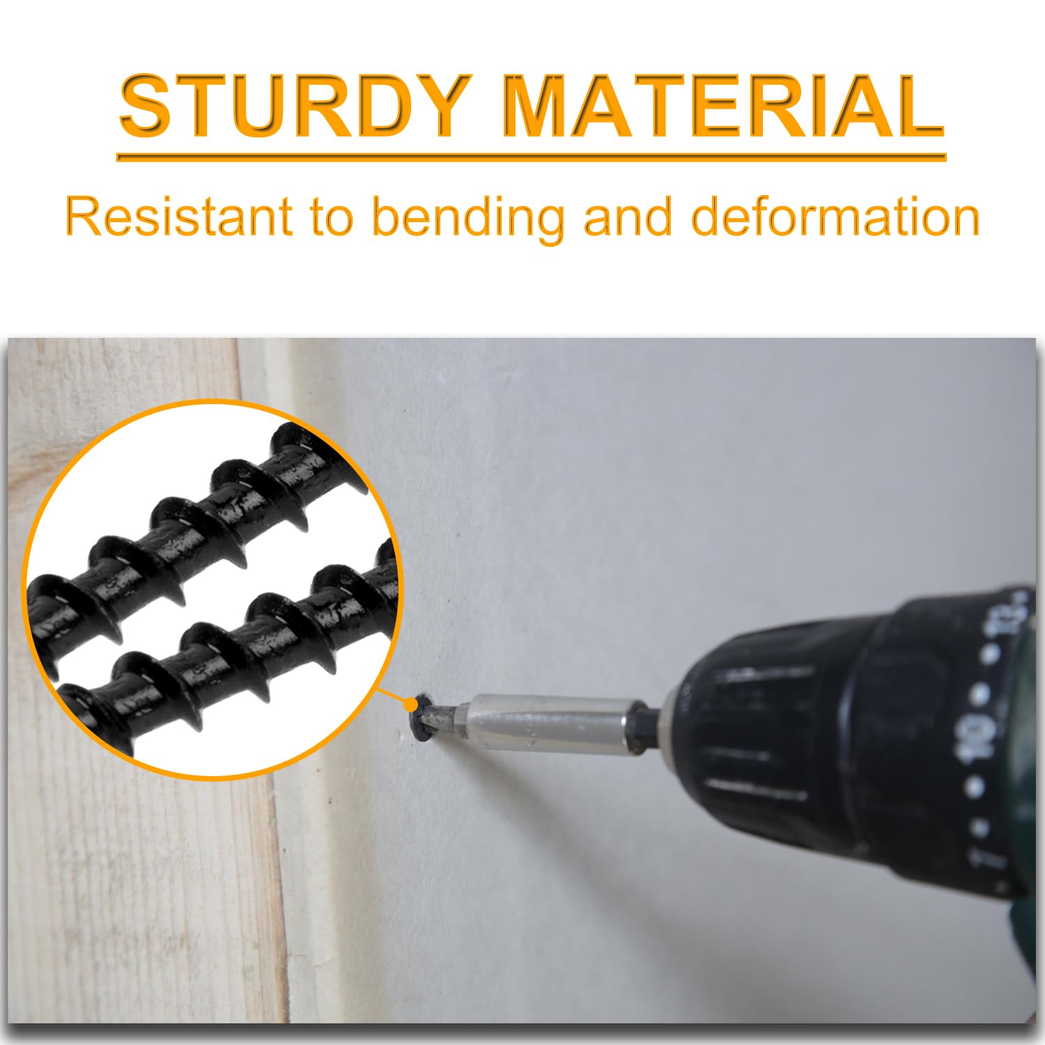 Snapklik.com : KURUI #6 1in Drywall Screws, Dry Wall Screws For Drywall ...
