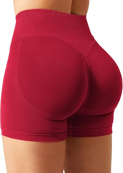 YEOREO SoftHue Damen Sport Shorts Invisible Scrunch Butt Lifting Gym Workout Shorts 4.5\