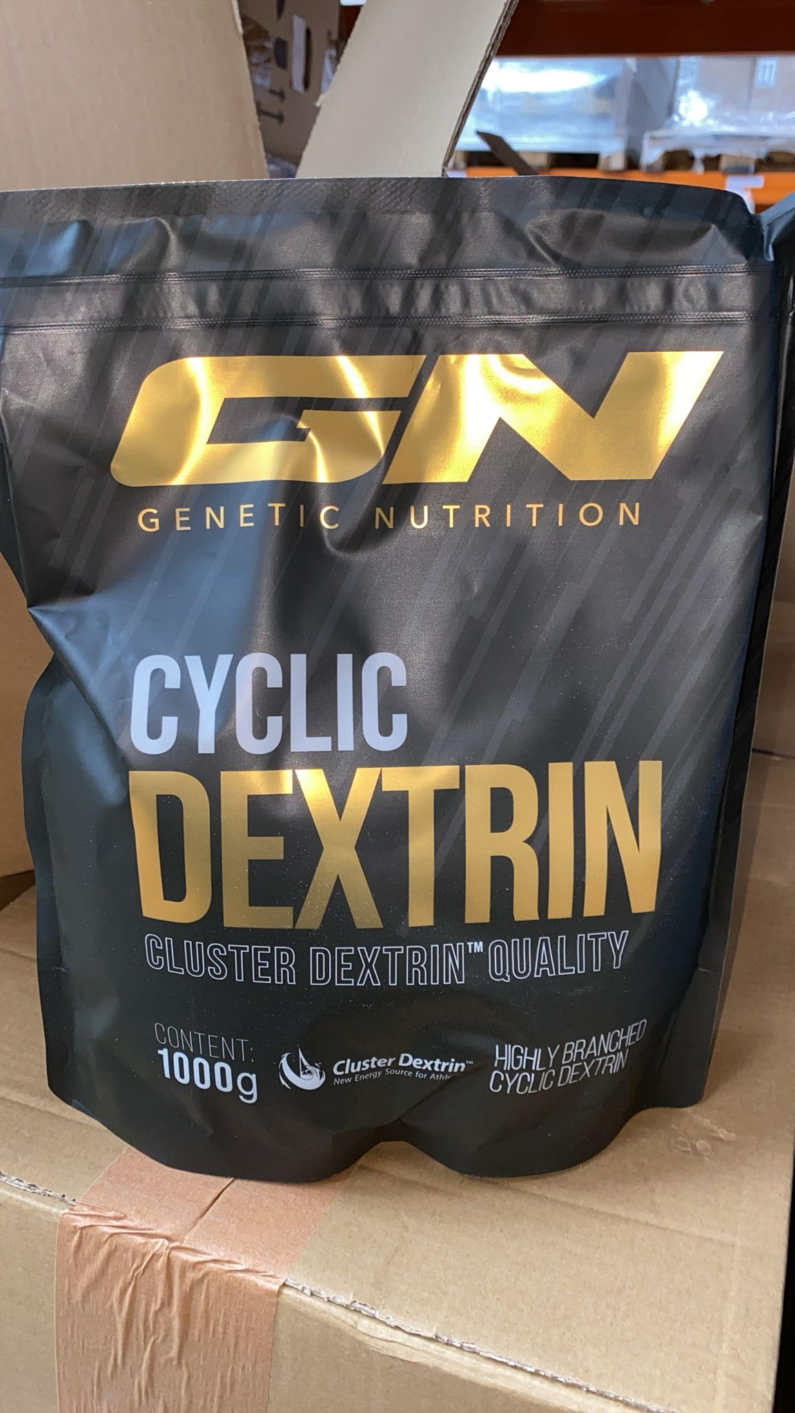 GN Laboratories Cyclic Dextrin (Cluster Dextrin®) 1000g – Hochverzweigtes zyklisches Dextrin – Feines Kohlenhydrate Pulver – Hohe Bioverfügbarkeit - Vegan - Made in Germany
