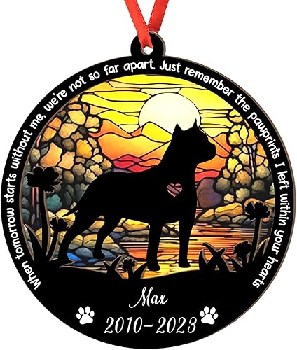 Miniatura 97 de Adorno personalizado para atrapasoles Bichon Frise, Bichon Frise Sun Catcher Adorno de Navidad – Regalo para perro amante, Bichon Frise 3D 2 capas