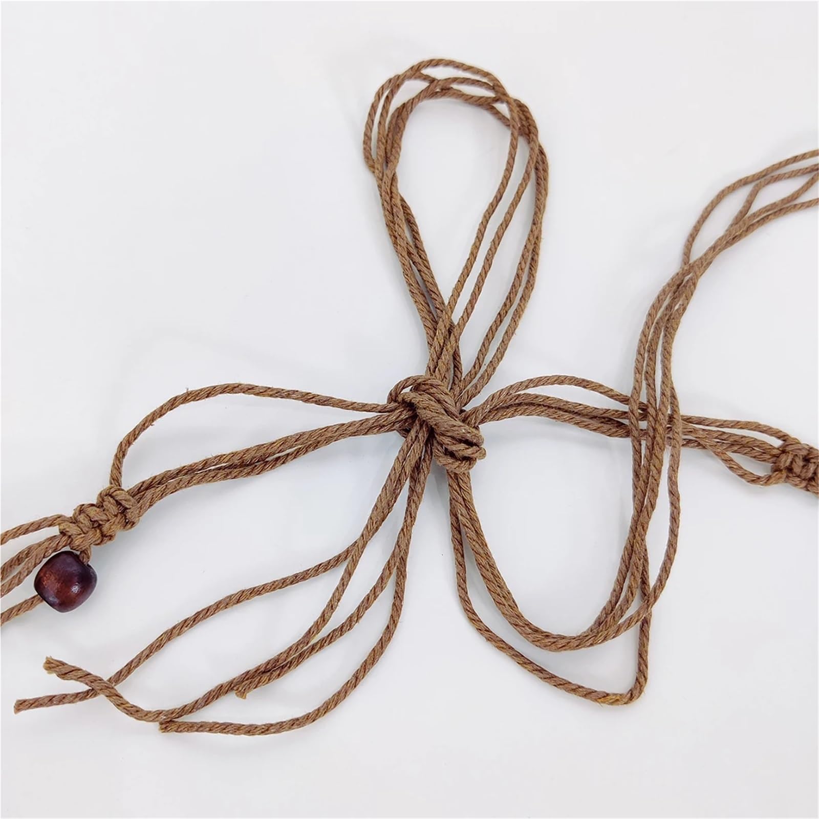 Générique Ceinture à nœud tressée à la main for femmes, accessoires d'été décontractés en tissu