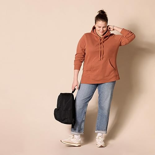 Miniatura 7 de Tienda Essentials - Sudadera tipo túnica de felpa de rizo con capucha para mujer