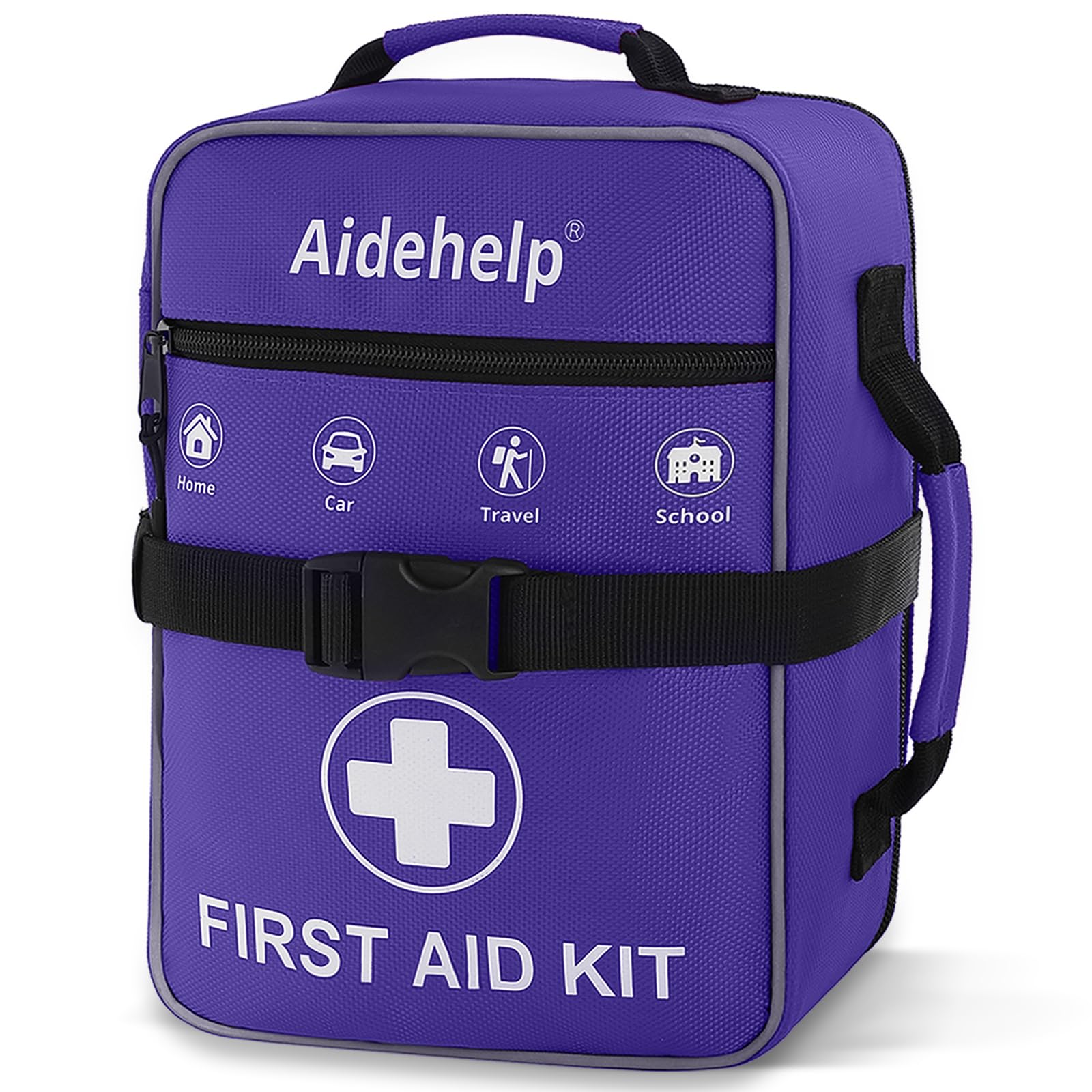 520 Pieces Premium First Aid Kit - Large Emergency Medical Kit for Survival, Car, Home, Travel, Camping, Backpack, Hiking, School (Red) — Amazon image 8