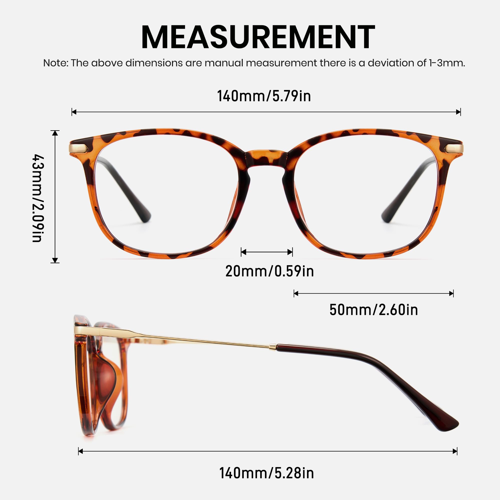 Cyxus Gafas Fotocromáticas para Hombres y Mujeres Protección UV y Bloqueo de Luz Azul 8354
