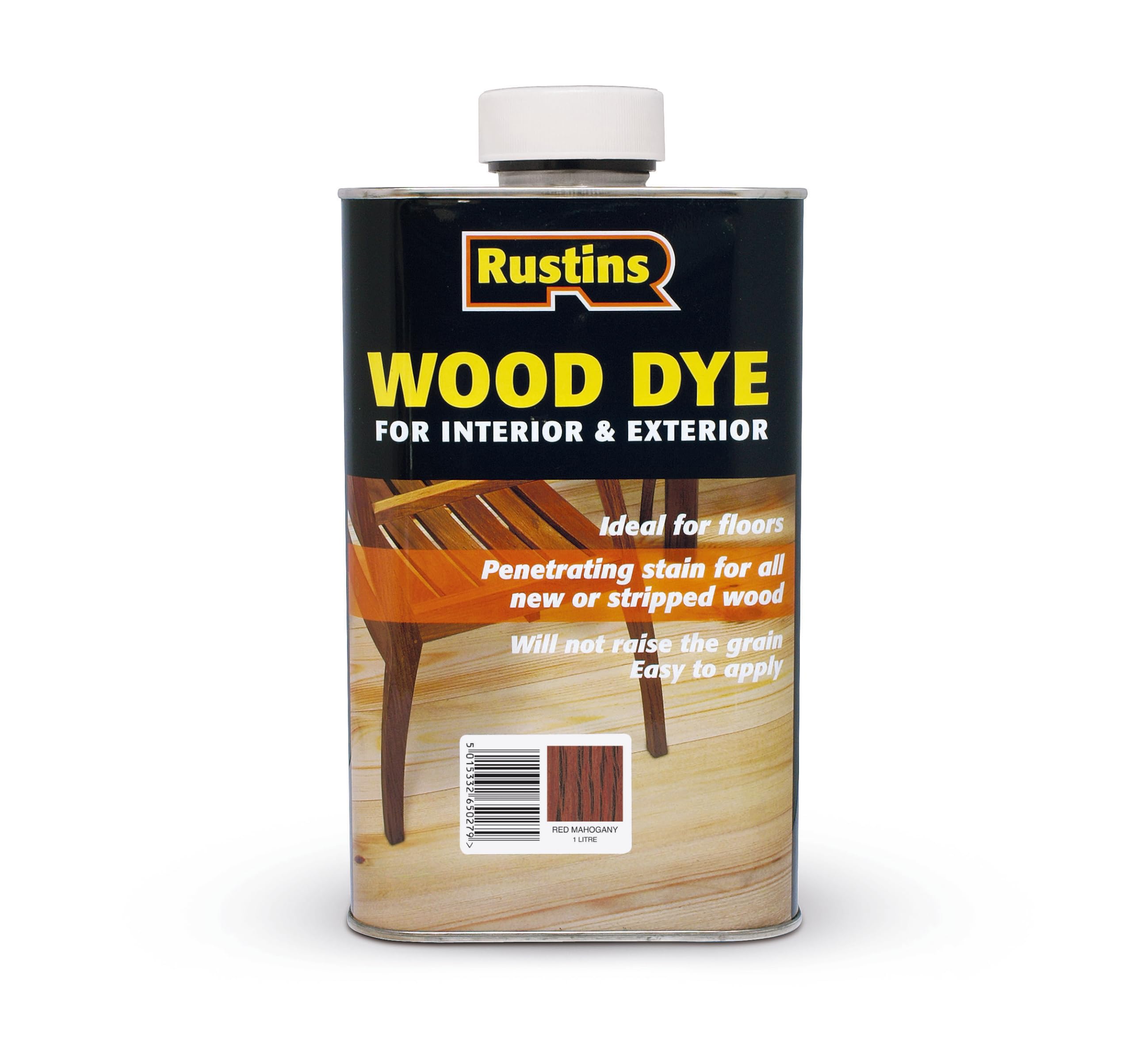 RUSTINS Wood Dye Red Mahogany 1ltr