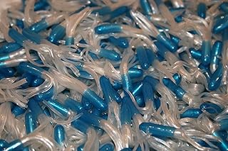 steel-charms 40 pk 1.5' Blue/White Crappie Fishing Tube Jig Skirts Perch Bluegill Bream