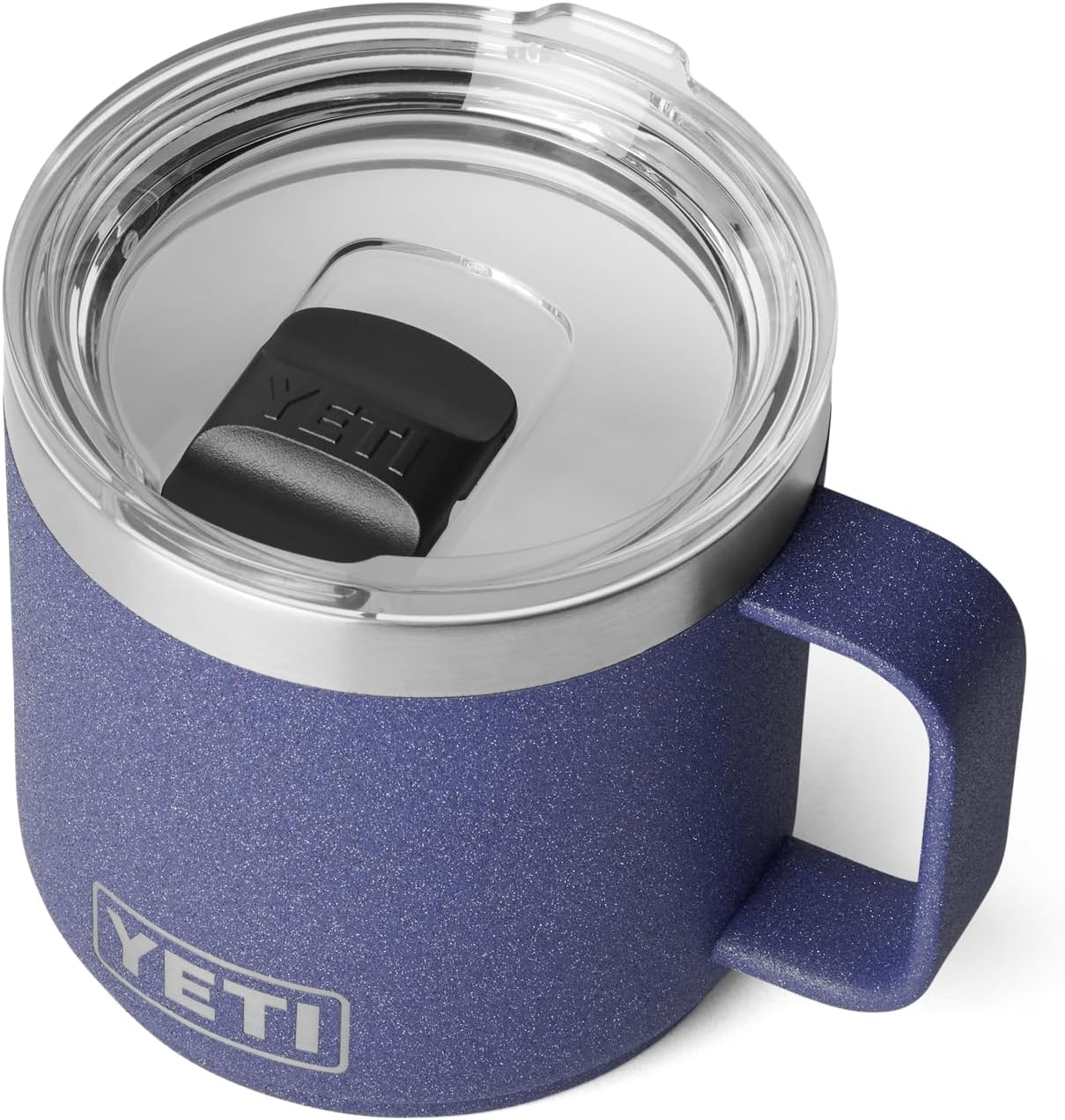  YETI Rambler 14 oz Ceramic Lined Stackable Mug, Vacuum Insulated, Stainless Steel with MagSlider Lid, Moon Dust  - Image 2