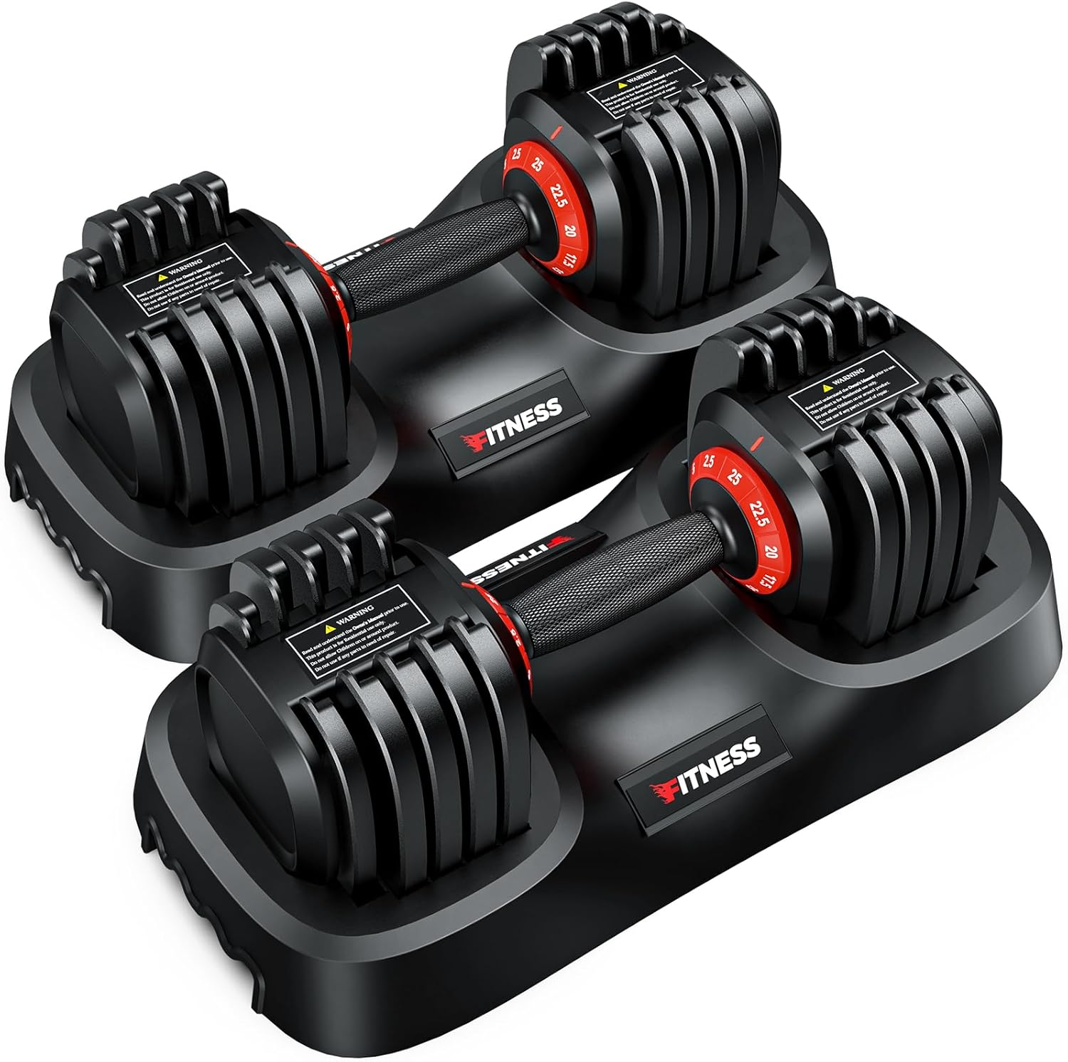 XDDIAS Adjustable Dumbbell Set of 2-25LB/55LB Set-1Sec Adjustable Dumbbell Weights-5 in 1 Free Weights Dumbbells Set with Effortless Tray/No-Slip Handle-Compact Size for Women/Men at Home Gym XDDIAS Adjustable Dumbbell Set of 2-25LB/55LB Set-1Sec Adjustable Dumbbell Weights-5 in 1 Free Weights Dumbbells Set with Effortless Tray/No-Slip Handle-Compact Size for Women/Men at Home Gym