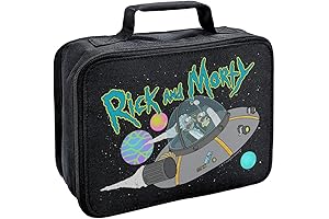 Bring Adventure to Your Lunchtime: LOGOVISION Rick and Morty Space Ship Insulated Lunch Box