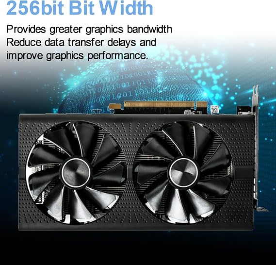 RX580 Graphics Card Gaming PC AMD Radeon 2048SP Rx580 256GB/S 8G Gddr5 256bit 8PIN