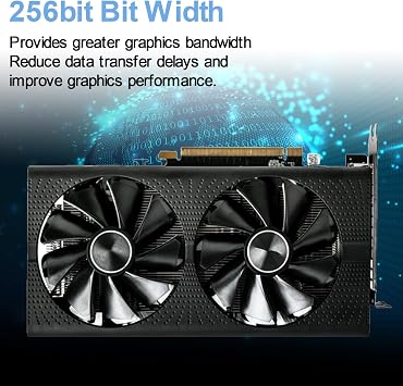 RX580 Graphics Card Gaming PC AMD Radeon 2048SP Rx580 256GB/S 8G Gddr5 256bit 8PIN